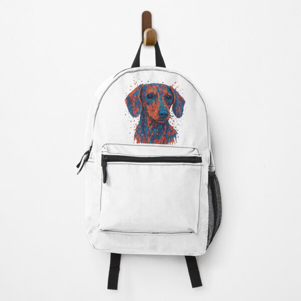 Item preview, Paint Spatter Style Dachshund Sausage Dog Print designed and sold by Pokah79.