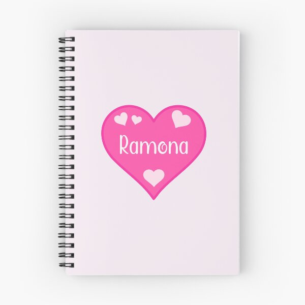 Item preview, Ramona Name Pink Heart  designed and sold by Jeallan Designs.