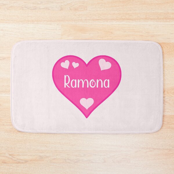 Item preview, Ramona Name Pink Heart  designed and sold by Jeallan Designs.