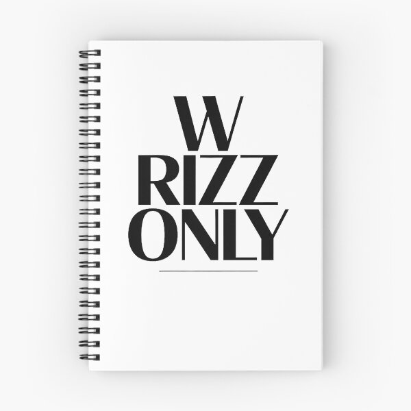 Item preview, Minimalist W Rizz Only Typography Streetwear Design designed and sold by Amanda's Factory.
