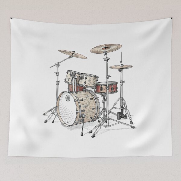 Item preview, Drum Set Icon designed and sold by Broxui.