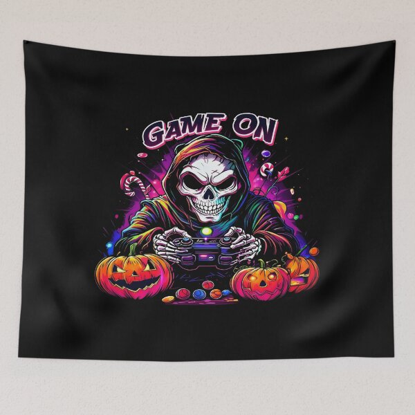 Item preview, halloween skeleton zombie gaming controler designed and sold by Uglyandcute.