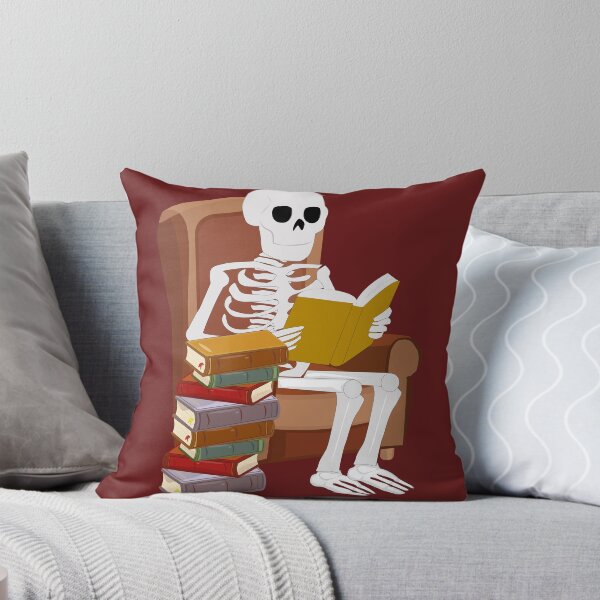 Item preview, Skeleton Book Lover designed and sold by CheriTanya.