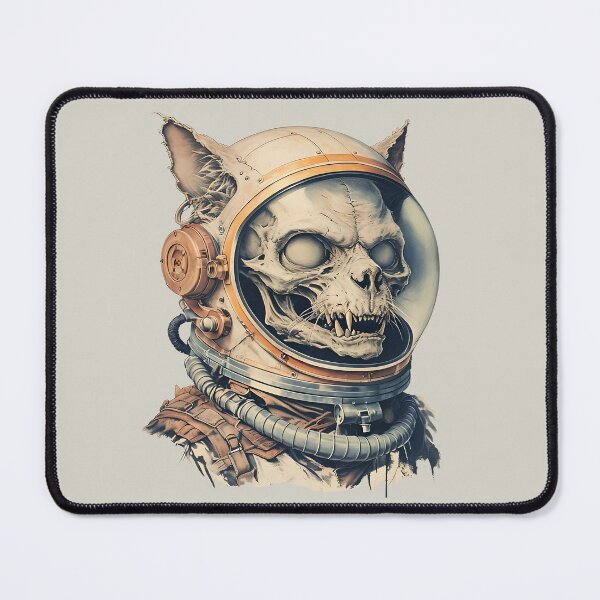 Item preview, Zombie Astro Cat - Undead Cat in a Spacesuit designed and sold by NightTimeJ.