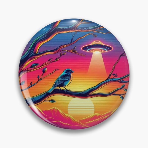 Item preview, Sparrow and ufo designed and sold by Dogandesighn.