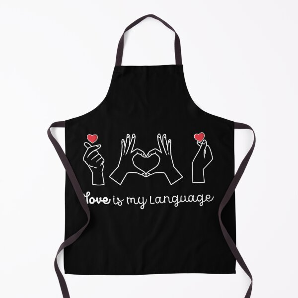 Item preview, Love is my language cute, minimalistic and funny design designed and sold by EnserioTees.