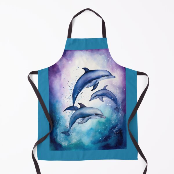 Item preview, Symphony of Dancing Dolphins in Blue designed and sold by KilianSzmid.