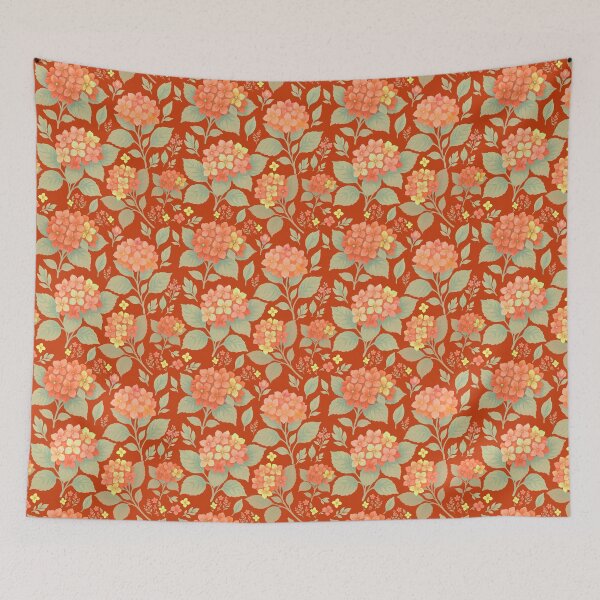 Item preview, Hydrangea Rust Orange designed and sold by SilverPegasus.
