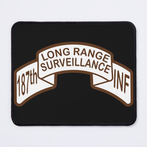 Item preview, Scroll - 187th LRS Infantry Desert designed and sold by Military Insignia Products.