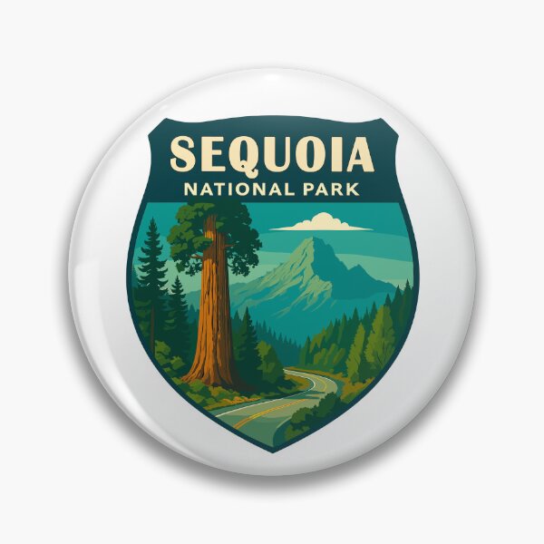 Item preview, Kings Canyon National Park Retro Sticker designed and sold by Ismeal Von.