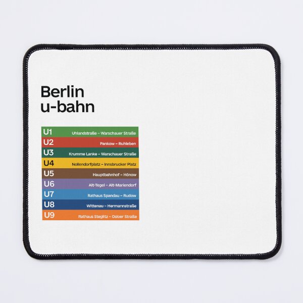 Item preview, Berlin U-Bahn Minimalist designed and sold by DoodlifyDesign.
