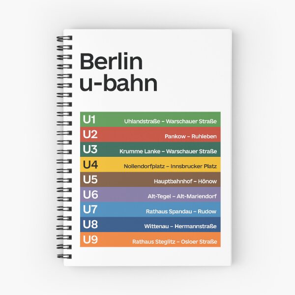 Item preview, Berlin U-Bahn Minimalist designed and sold by DoodlifyDesign.