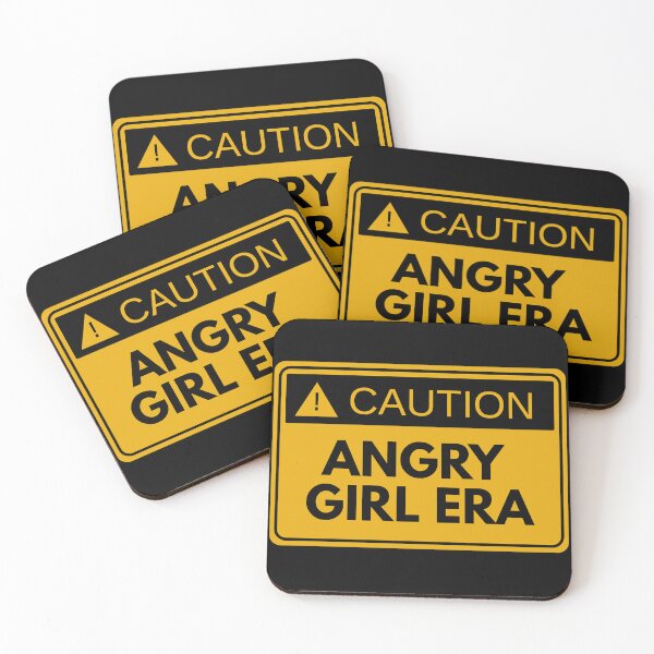Item preview, Angry Girl Era Warrning Divine Feministe Quote designed and sold by AngieArt-.