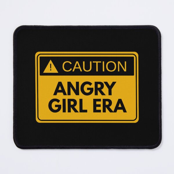 Item preview, Angry Girl Era Warrning Divine Feministe Quote designed and sold by AngieArt-.
