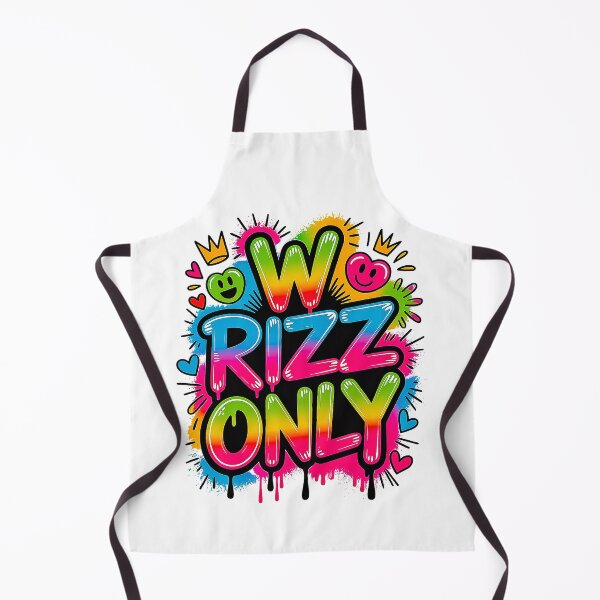 Item preview, W Rizz Only Neon Graffiti Streetwear Aesthetic designed and sold by Amanda's Factory.