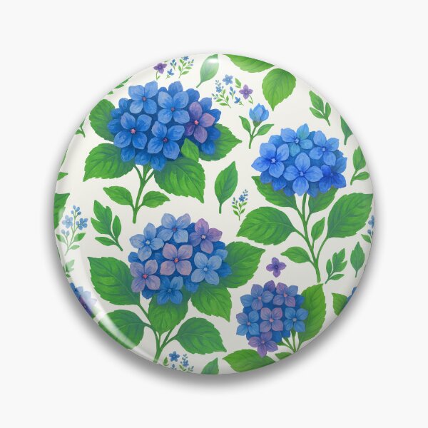 Item preview, Hydrangea Blue and White designed and sold by SilverPegasus.