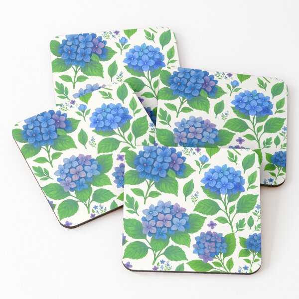 Item preview, Hydrangea Blue and White designed and sold by SilverPegasus.