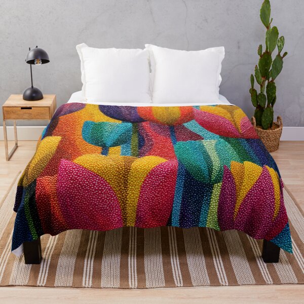 Item preview, Tulips in Bloom Painting Nature Wall Décor designed and sold by AutoPopStudio.