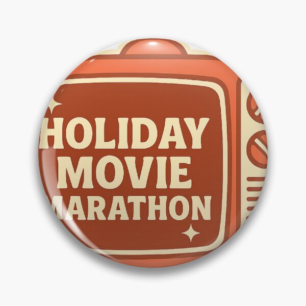 Item preview, Holiday Movie Marathon Retro TV Sticker – Cozy Festive Design designed and sold by BoldApparel.