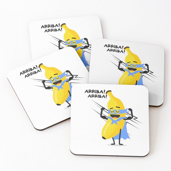 Item preview, crazy Yellow banana speaking Spanish designed and sold by ZMaria.