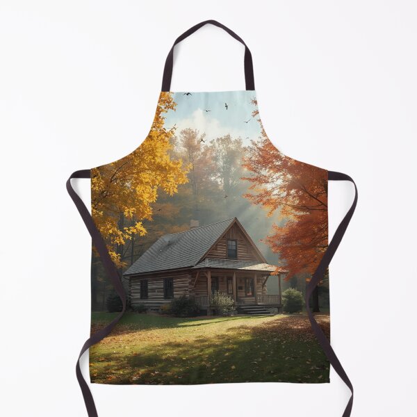 Item preview, Fall at the Rustic Old Cabin designed and sold by RisingWolfStudio.