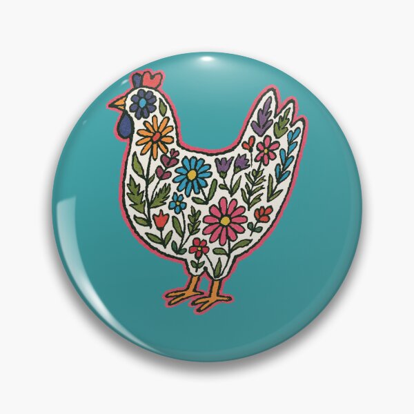 Item preview, Chicken Floral designed and sold by FrictionMaxxing.