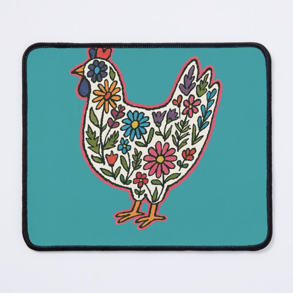 Item preview, Chicken Floral designed and sold by FrictionMaxxing.