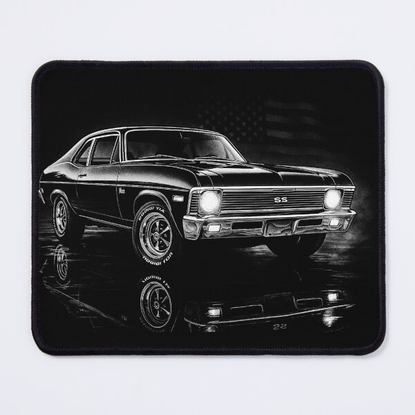 Item preview, 1969 Chevy Nova SS – Classic Muscle Car Wall Art designed and sold by Stinky Lincy's Apparel Company.