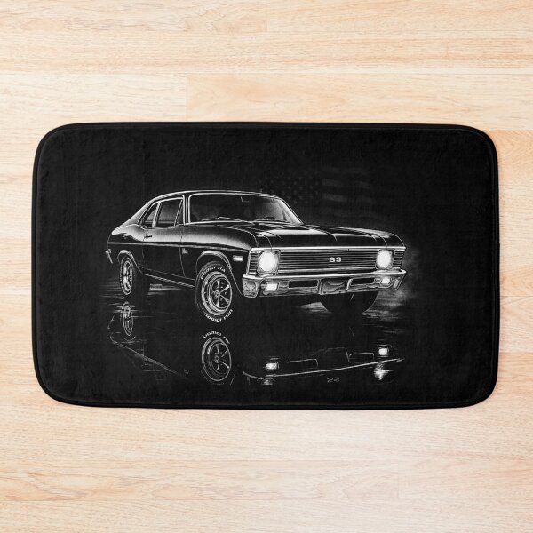 Item preview, 1969 Chevy Nova SS – Classic Muscle Car Wall Art designed and sold by Stinky Lincy's Apparel Company.