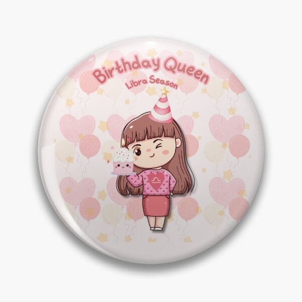 Item preview, Libra Birthday Queen ♎ Zodiac Season Cute Astrology Gift designed and sold by RoraLily.