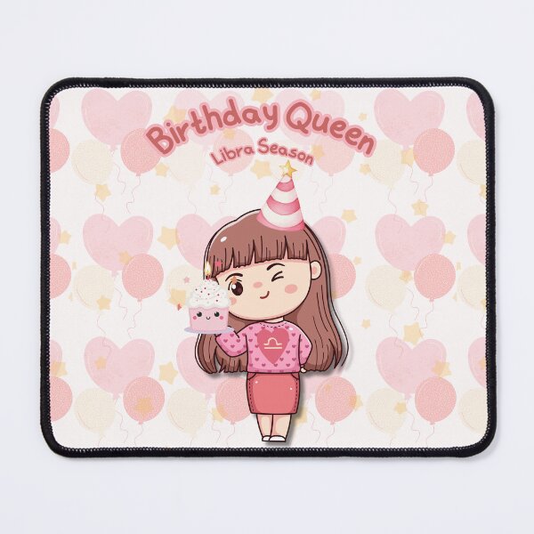 Item preview, Libra Birthday Queen ♎ Zodiac Season Cute Astrology Gift designed and sold by RoraLily.