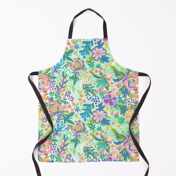 Item preview, Floral explosion pattern in cotton candy colors designed and sold by Crimson-thyme.