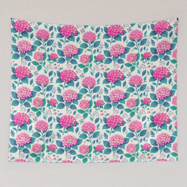 Item preview, Hydrangea Pink and White designed and sold by SilverPegasus.