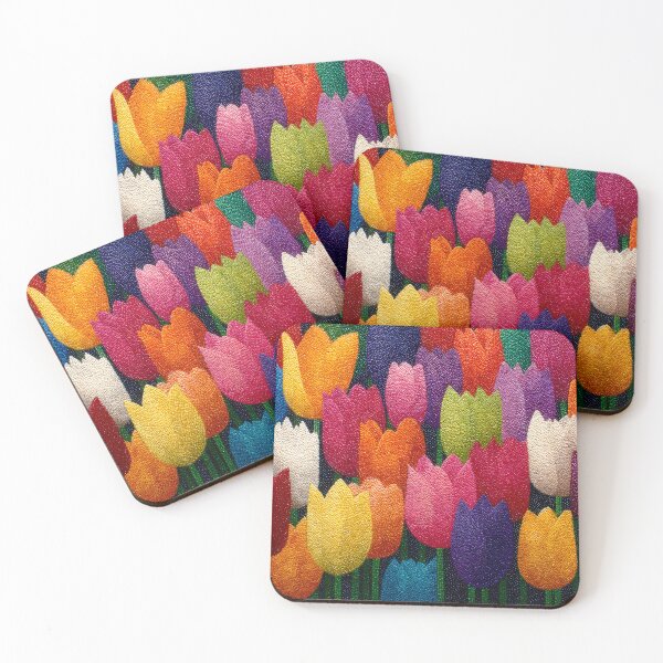 Item preview, Soft Tulips Painting Floral Botanical Print designed and sold by AutoPopStudio.