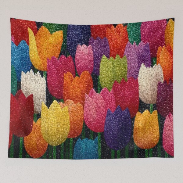 Item preview, Soft Tulips Painting Floral Botanical Print designed and sold by AutoPopStudio.