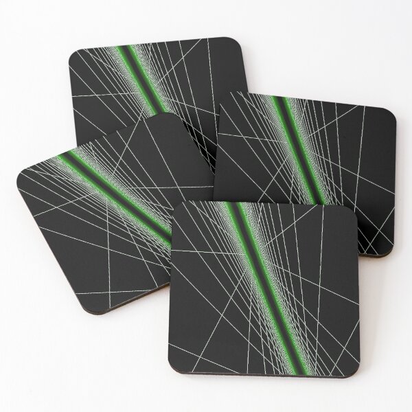 Item preview, Green abstraction with squares designed and sold by LiminalWoods.