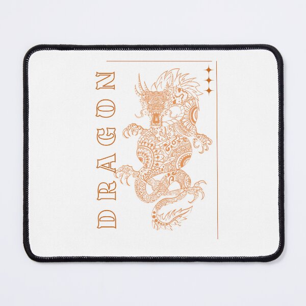 Item preview, “Dragon” T-Shirt – Bold Mythical Beast Design in Brown & Beige designed and sold by MaisRosesStore.