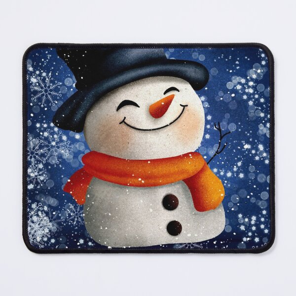 Item preview, Smiling Snowman in a Winter Wonderland designed and sold by talisia.