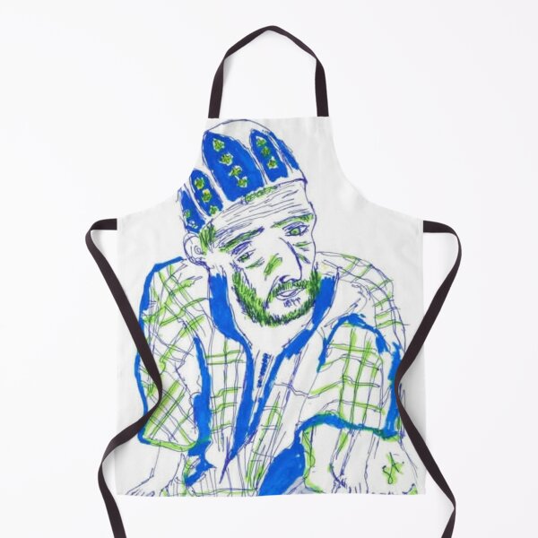Item preview, Pensive Man in Blue and Green Traditional Attire designed and sold by Pliable.