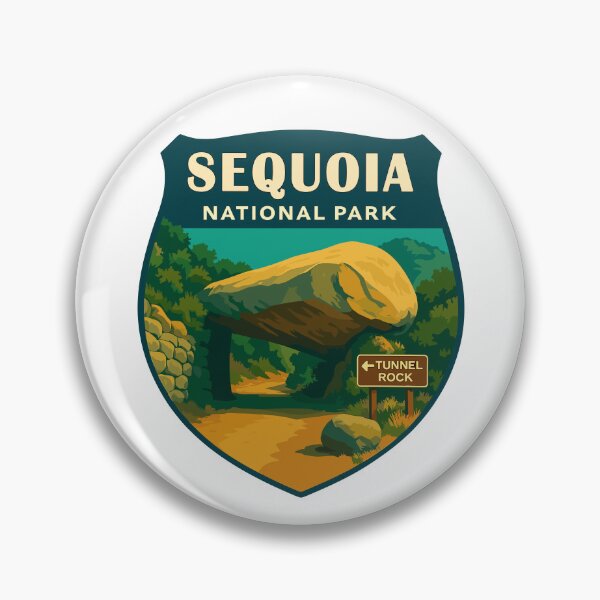 Item preview,  Kings Canyon National Park Retro Sticker designed and sold by Ismeal Von.