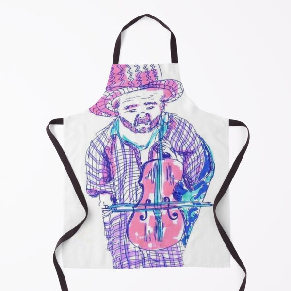 Item preview, Colorful Folk Musician Playing the Cello designed and sold by Pliable.