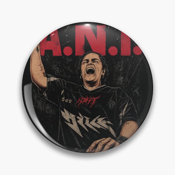 Item preview, ANI (A.N.I.) German Techno DJ Rave Merch designed and sold by TECHNO_SHIRTS.