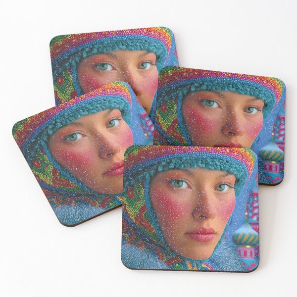 Item preview, Colorful Winter Portrait with Historical Background designed and sold by Artessie.