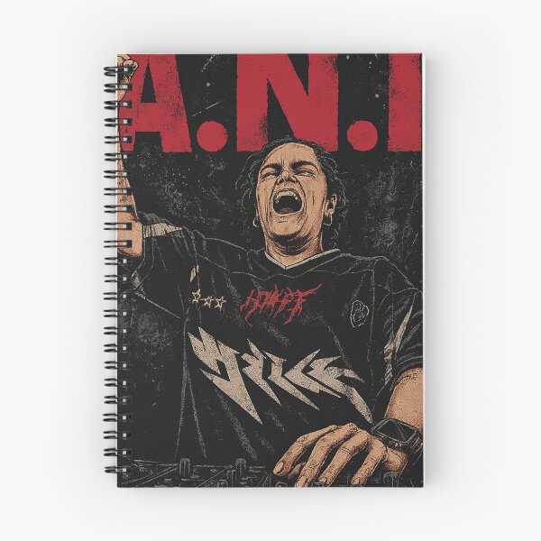 Item preview, ANI (A.N.I.) German Techno DJ Rave Merch designed and sold by TECHNO_SHIRTS.