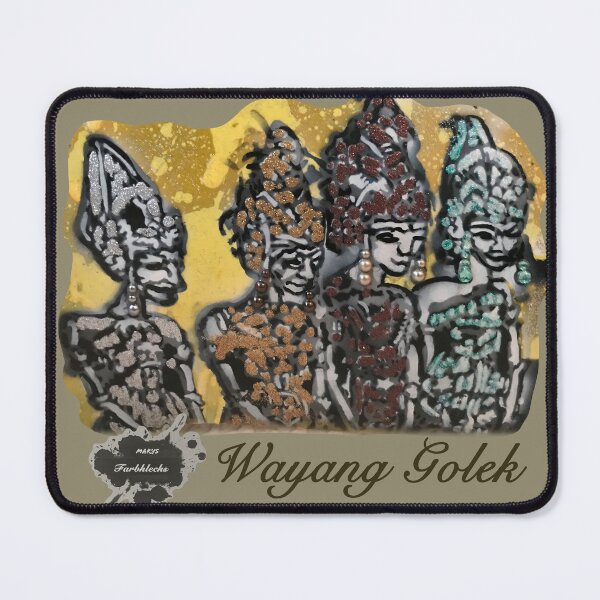 Item preview, Portrait of Wayang Golek puppets designed and sold by marysfarbklecks.