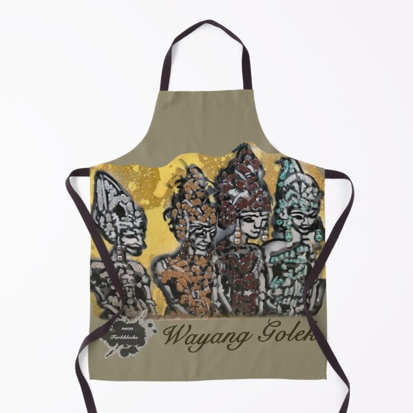 Item preview, Portrait of Wayang Golek puppets designed and sold by marysfarbklecks.