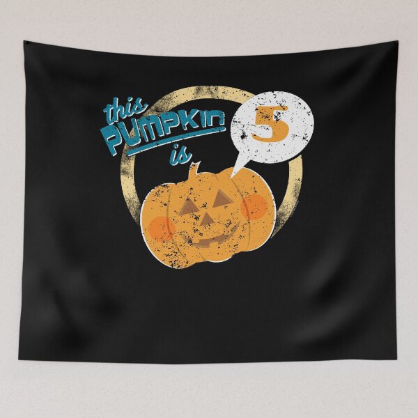 Item preview, Halloween Pumpkin 5th Birthday designed and sold by shoppzee.