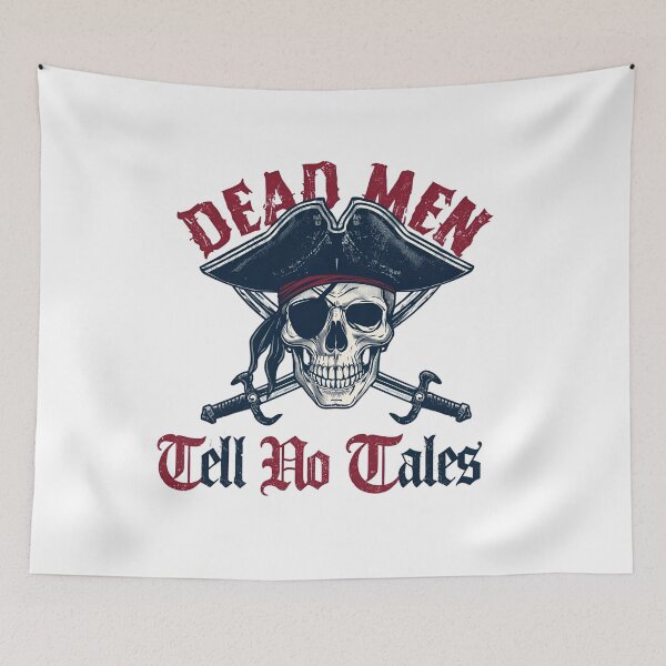 Item preview, Dead Men Tell No Tales – Pirate Skull Nautical Design designed and sold by Activity01.