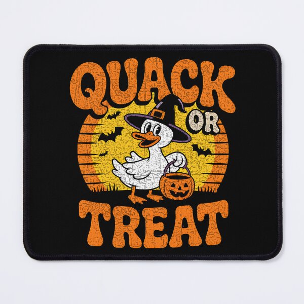 Item preview, Quack Or Treat Duck Halloween Funny Witch Pumpkin Spooky Animal Pun designed and sold by pkk72.