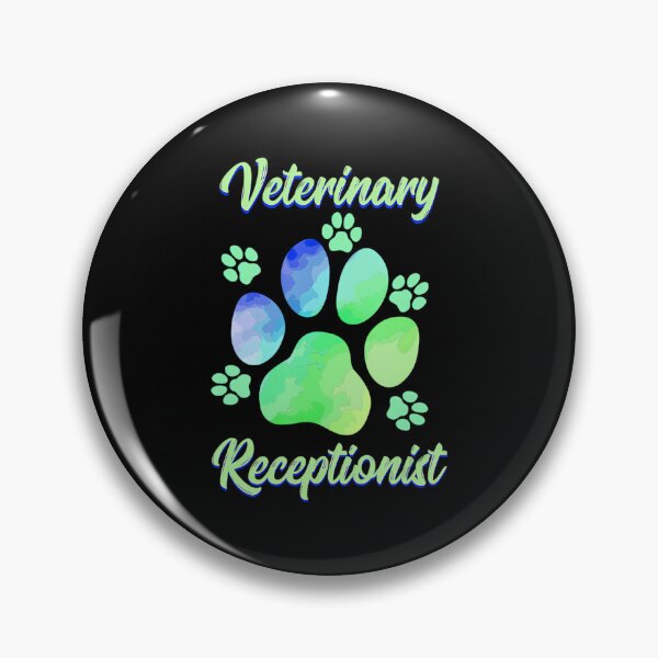 Item preview, Vet Assistant Design - Veterinary Receptionist Dog Paws designed and sold by yuxqvvuic20.